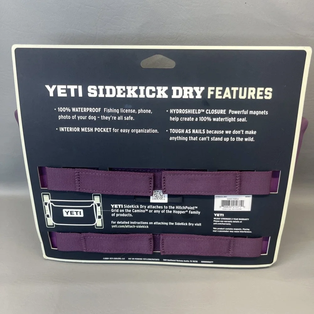 YETI Sidekick Dry Gear Case Nordic Purple 3L HTF Limited Edition New with Tags
